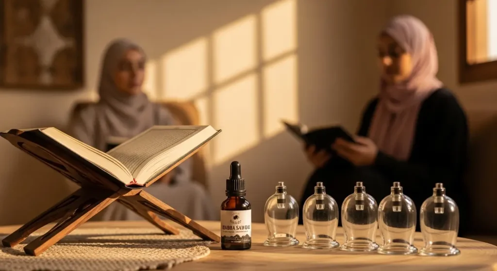 Hijama et Sunna — huile de nigelle et ventouses traditionnelles