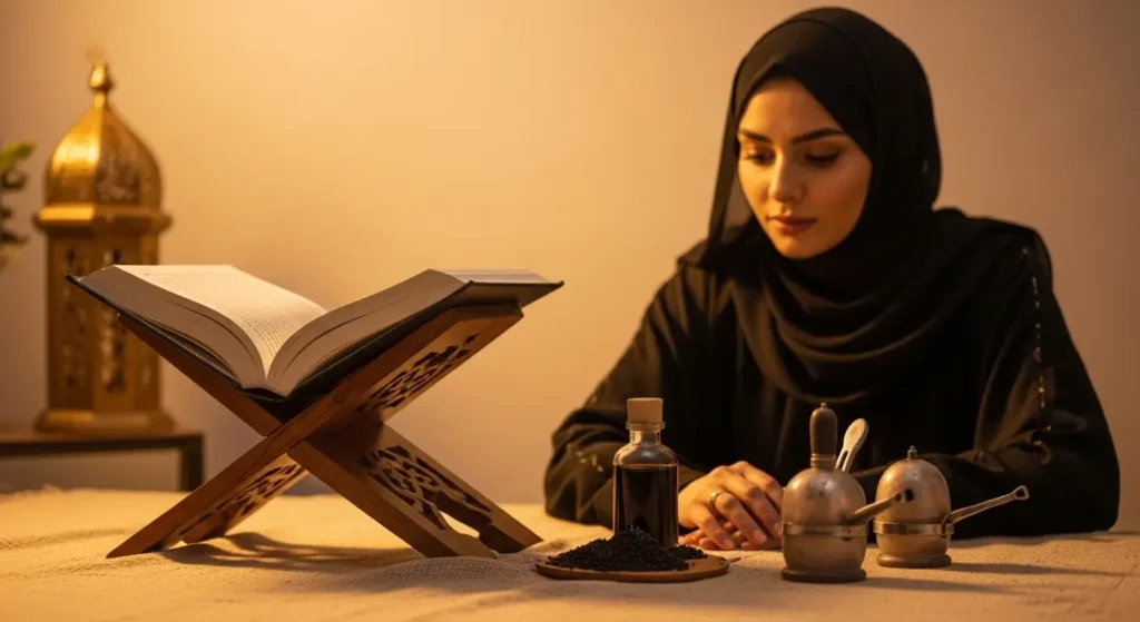 Hijama et médecine prophétique — huile de nigelle et ventouses traditionnelles