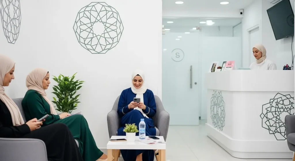 Patient réservant une séance de hijama à Casablanca via WhatsApp