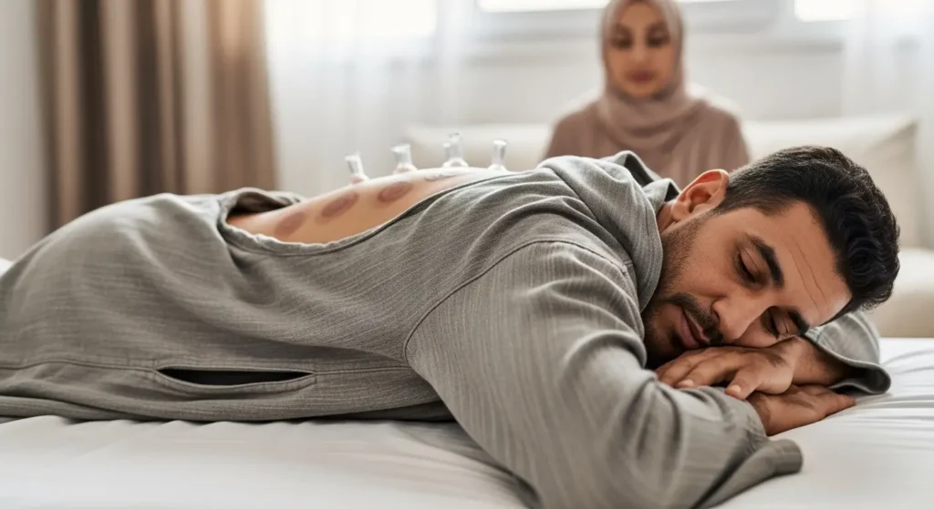 Repos et récupération après une séance de hijama à domicile