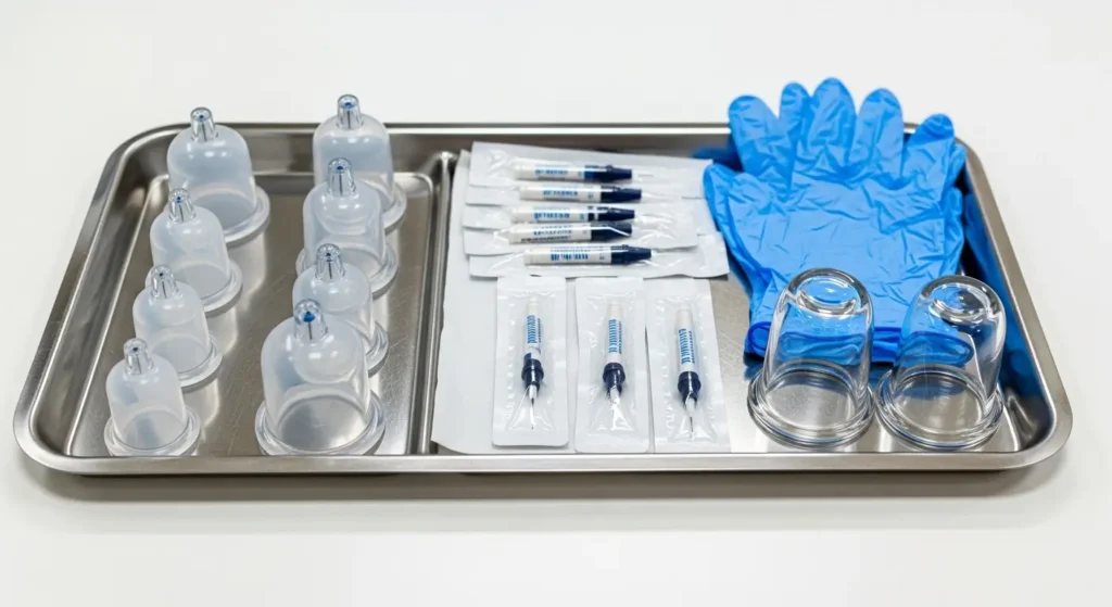 différence hijama sèche et hijama humide matériel stérile comparaison effets secondaires